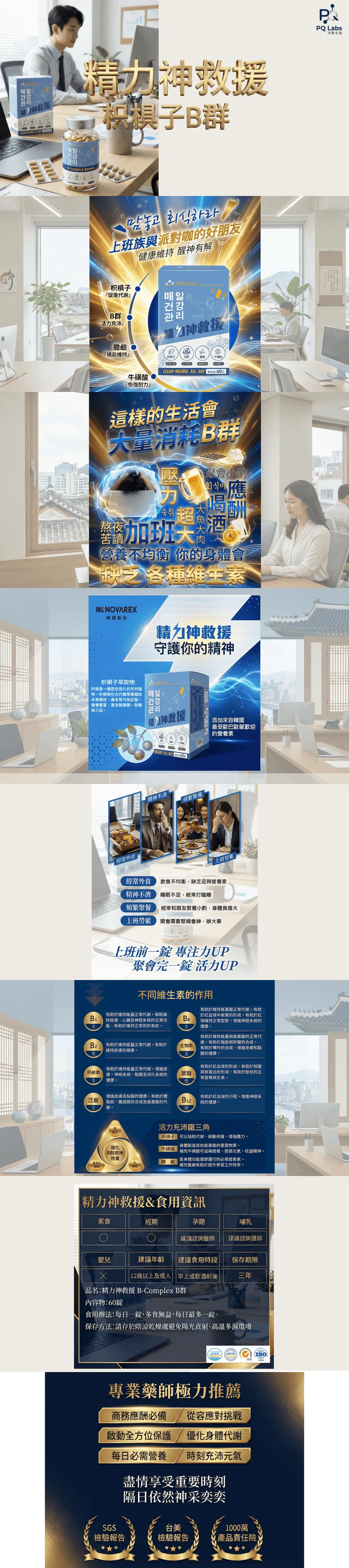 精力神救援 產品詳細說明:成分、適用族群與食用方式